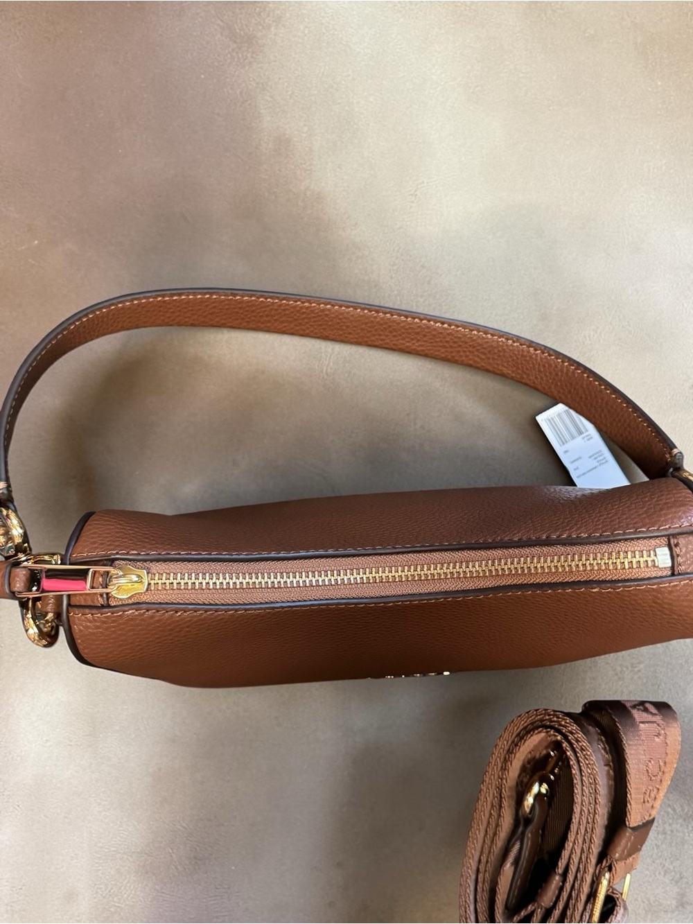 Marc Jacobs Drifter Small Convertible Shoulder Bag in Cognac NWT - Picture 5 of 10